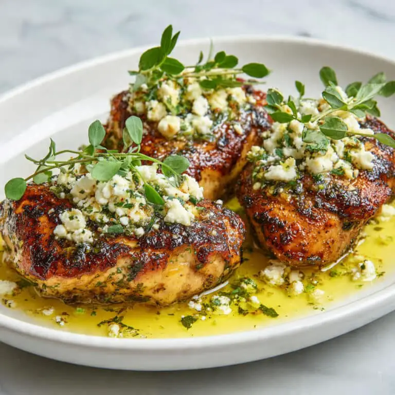 Greek Chicken with Lemon and Feta Recipe