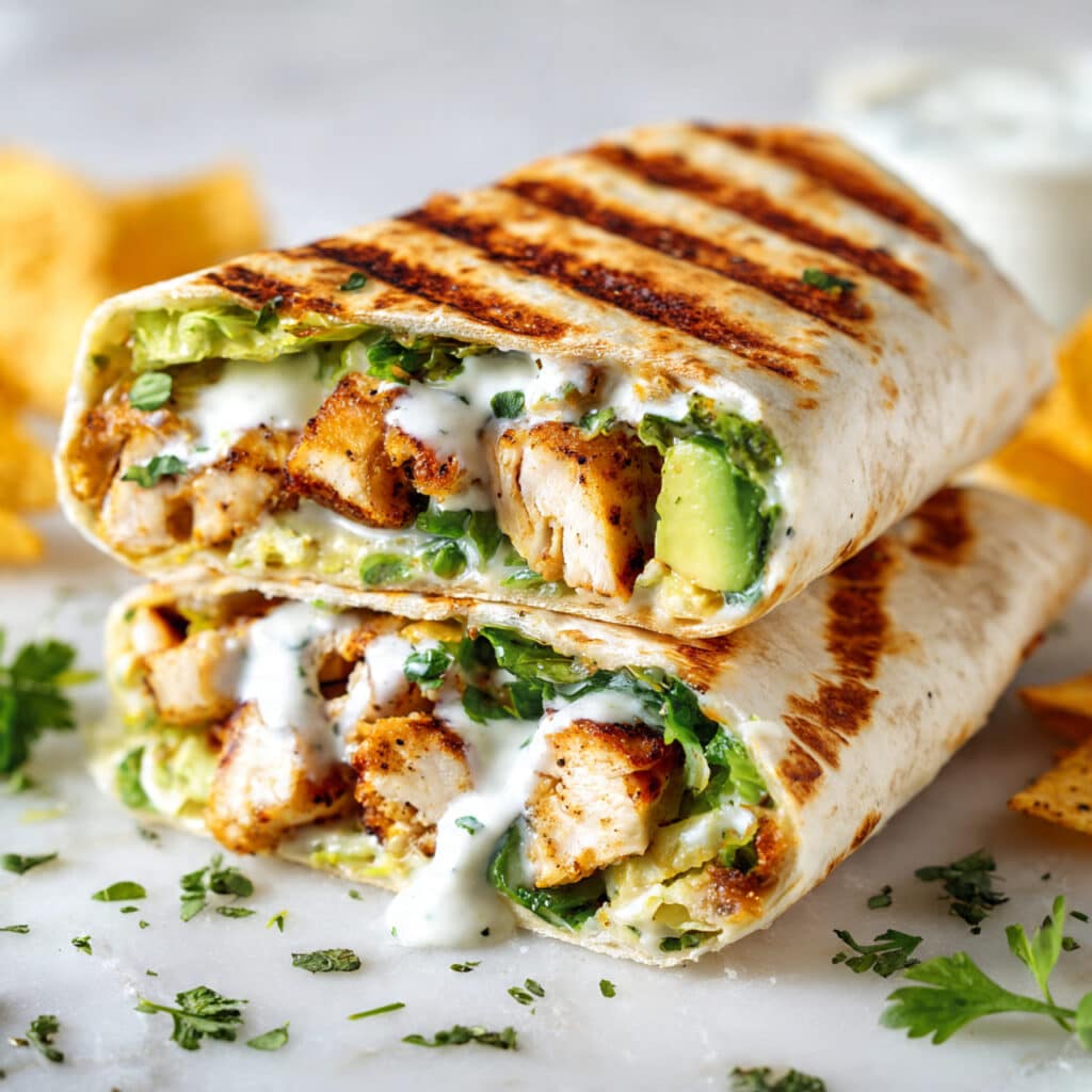 Chicken and Avocado Ranch Burritos Recipe