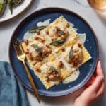 Pumpkin Tortellini with Sage Butter Sauce Recipe
