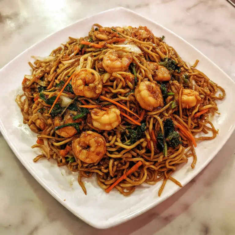 Fragrant Shrimp Scallion Oil Lo Mein Recipe