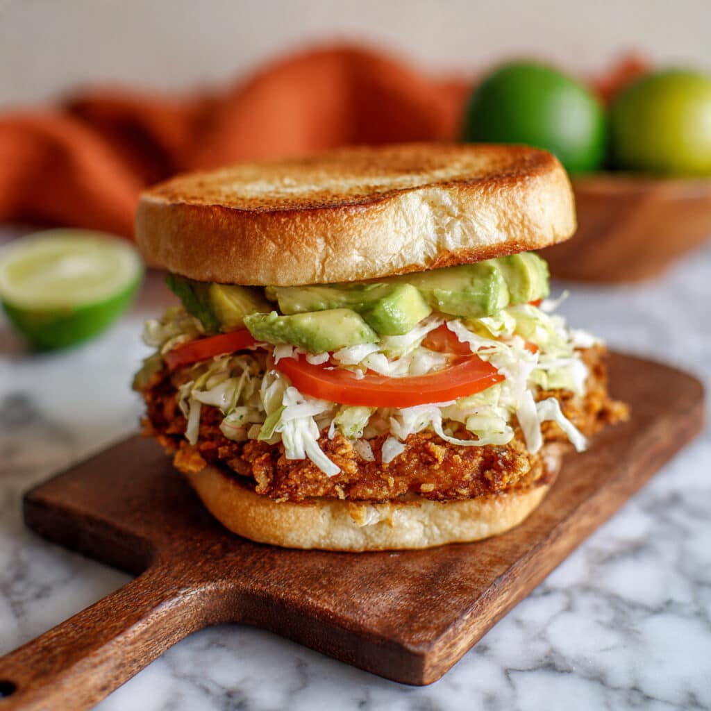 Chicken Torta Sandwich Recipe