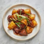 Glossy Japanese Pork and Potato (Nikujaga) Recipe