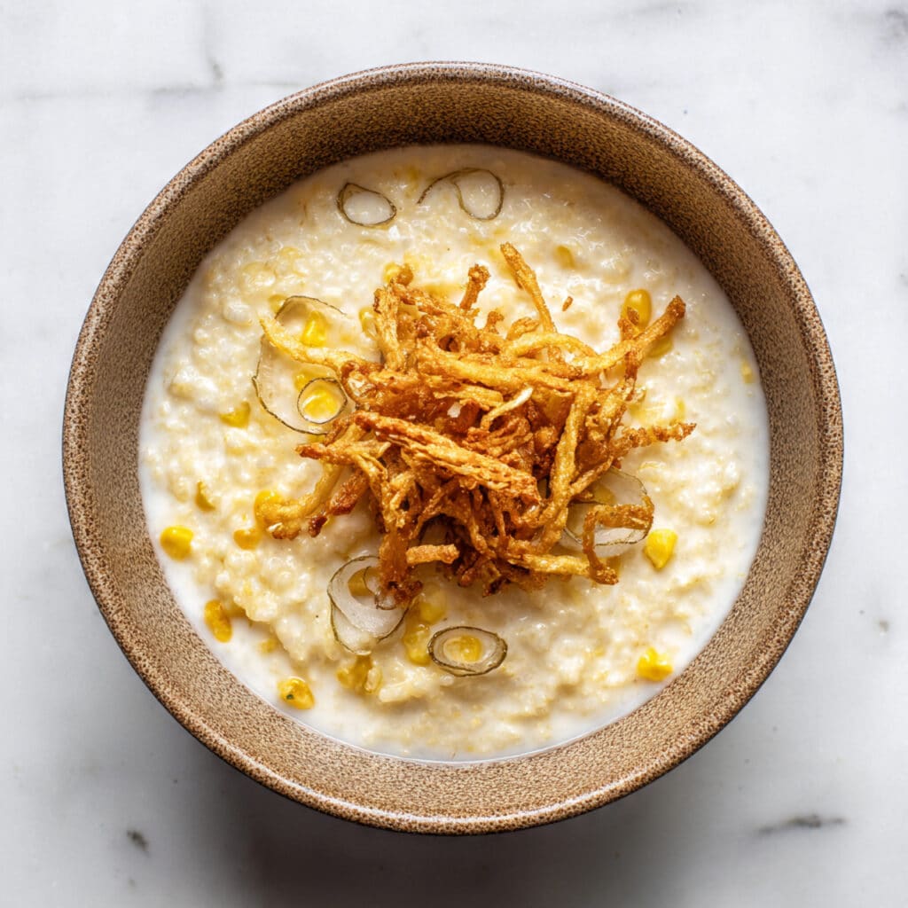 Ginger Shreds & Egg Congee: A Warm Comfort Breakfast Recipe