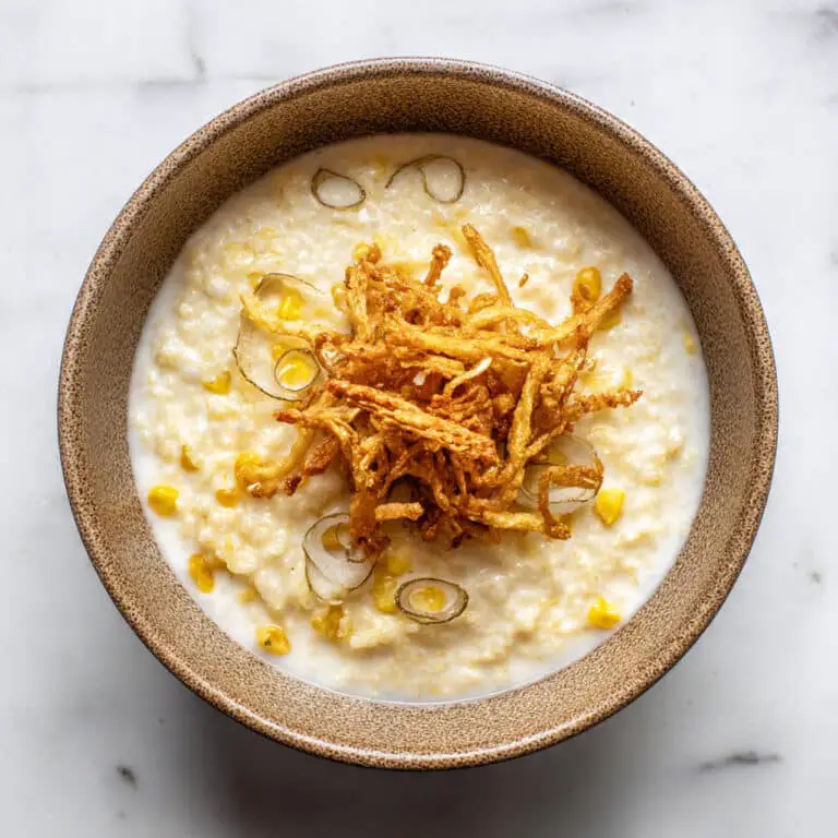 Ginger Shreds & Egg Congee: A Warm Comfort Breakfast Recipe