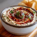 Spicy Roasted Jalapeño Cowboy Cream Cheese Dip with BBQ Swirl Recipe