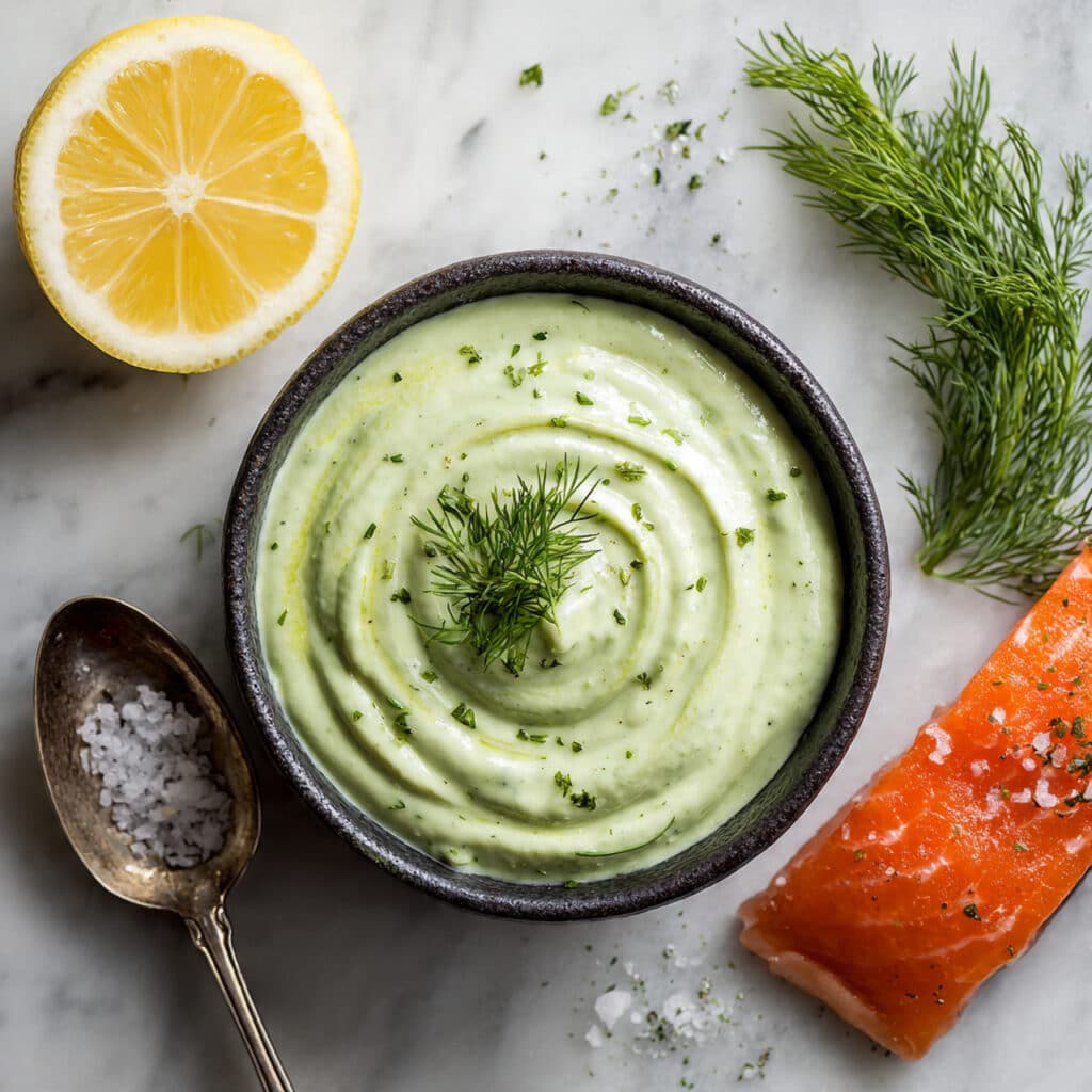Gordon Ramsay Creamy Dill Sauce for Salmon (2-Minute Blender Method) Recipe
