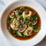 Potsticker Soup with Mushrooms & Bok Choy Recipe