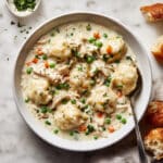 Savory Turkish Chicken in Creamy White Sauce Recipe
