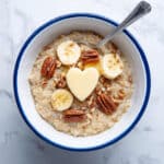 Creamy Apple Baked Oatmeal with Healthy Caramel Sauce Recipe