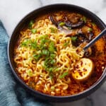 Vegan Korean Spicy Stir-Fried Ramyeon Recipe