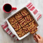 High-Protein Almond Butter & Strawberry Oatmeal Bars Recipe