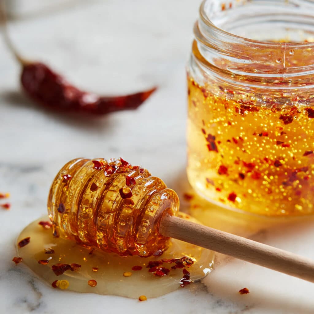 Hot Honey: Sweet and Spicy Infused Honey for Drizzling Recipe