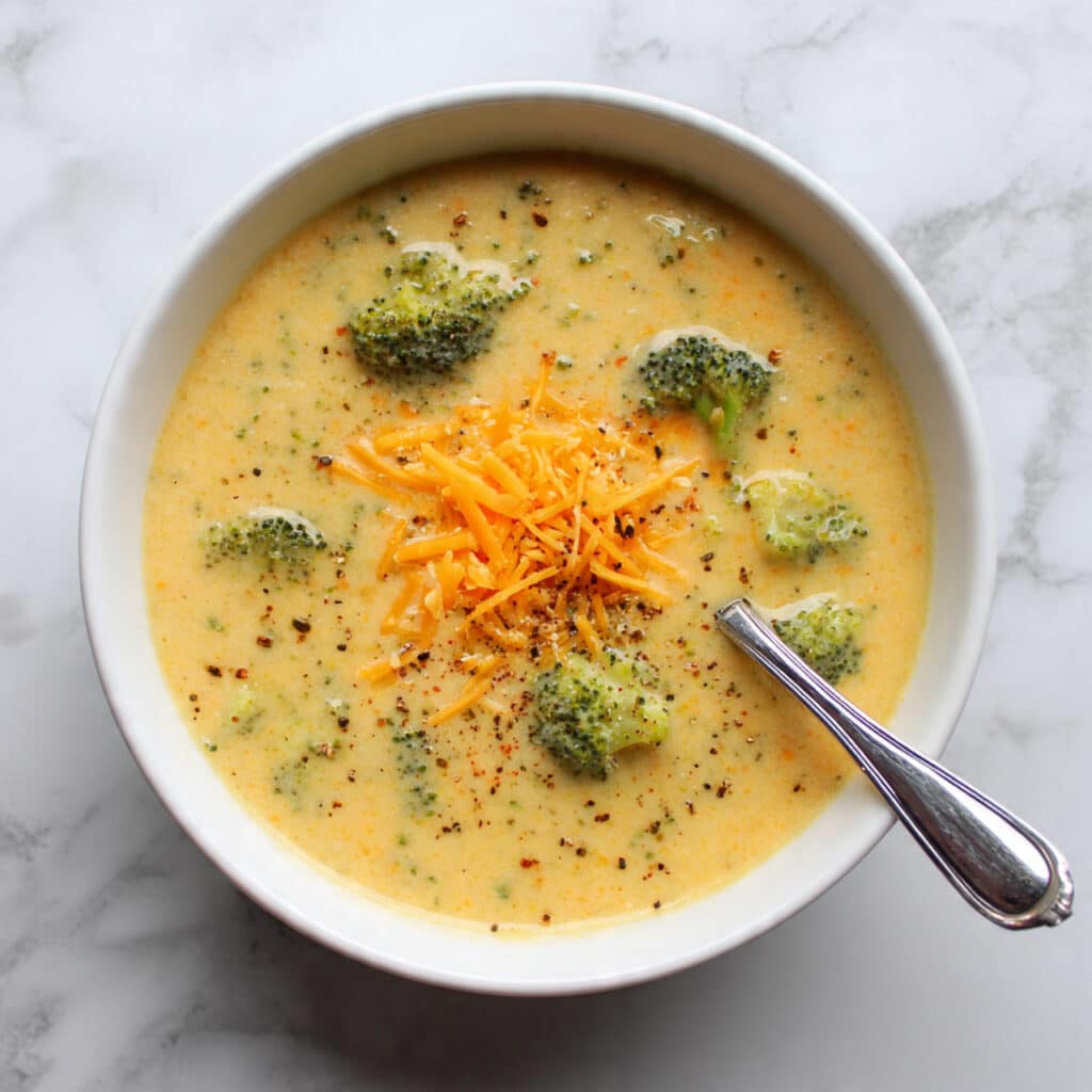 Broccoli Cheddar Potato Soup Recipe