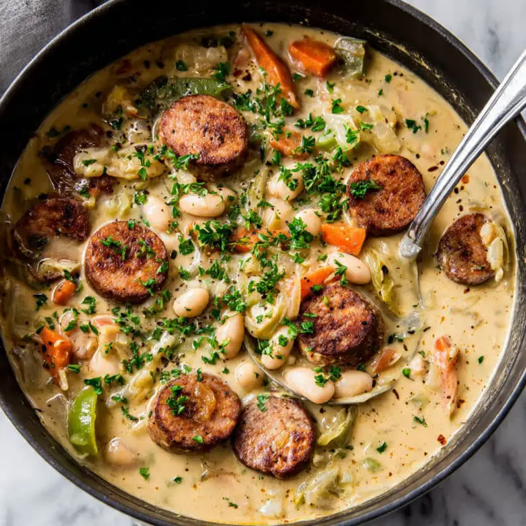 Creamy Sausage and Bean Soup Recipe