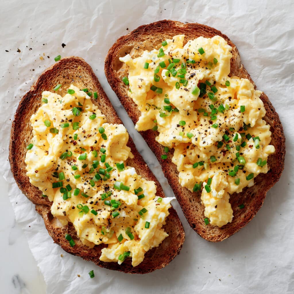 Easy 6-Ingredient Egg and Ricotta Toast Recipe