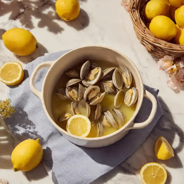 Steamed Clams with Butter and Lemon: A Classic New England Seafood Appetizer Recipe