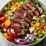 Grilled Flank Steak Salad with Feta and Balsamic Vinaigrette Recipe