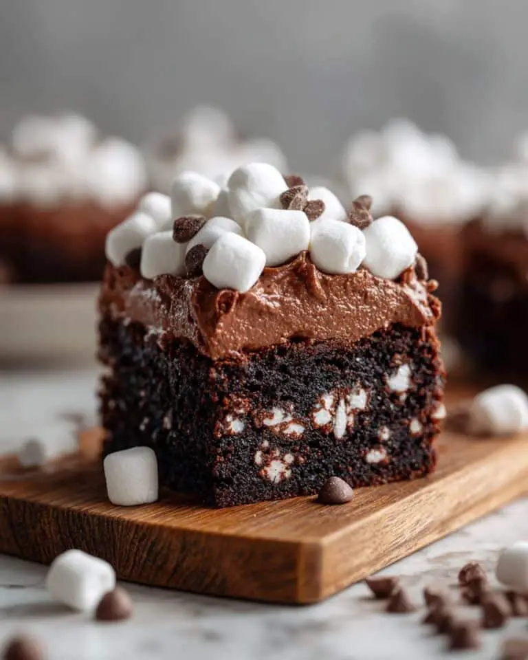 Hot Chocolate Poke Cake Recipe