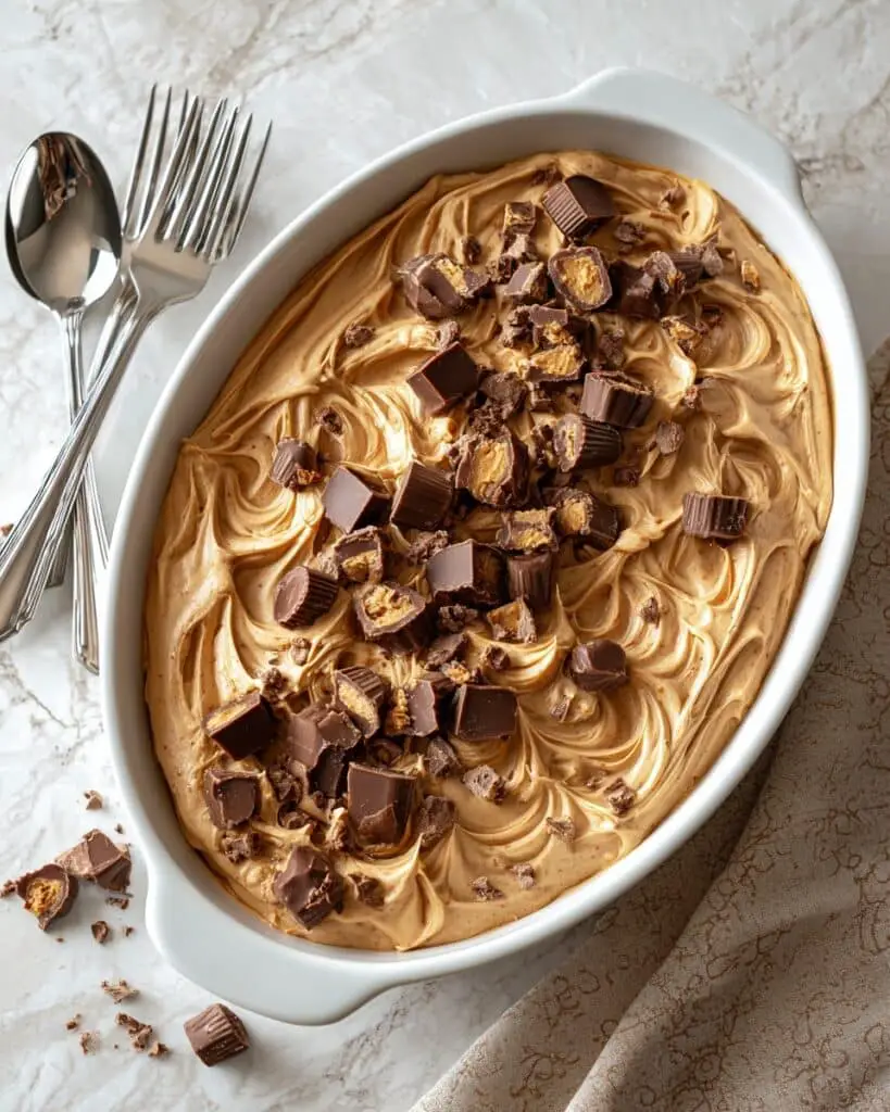 Reese’s Peanut Butter Cup Chocolate Cake (Crockpot) Recipe
