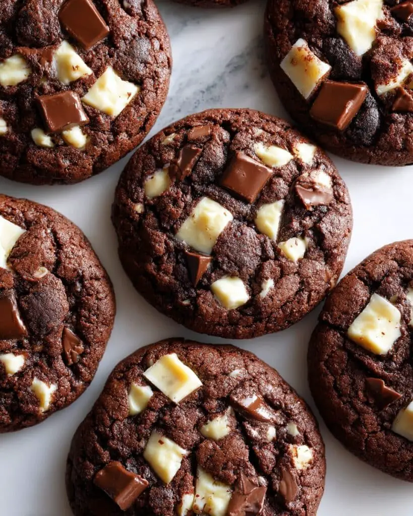 Triple Chocolate Cherry Cookies Recipe