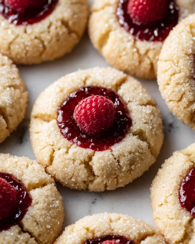 Best Lemon Raspberry Thumbprint Cookies Recipe