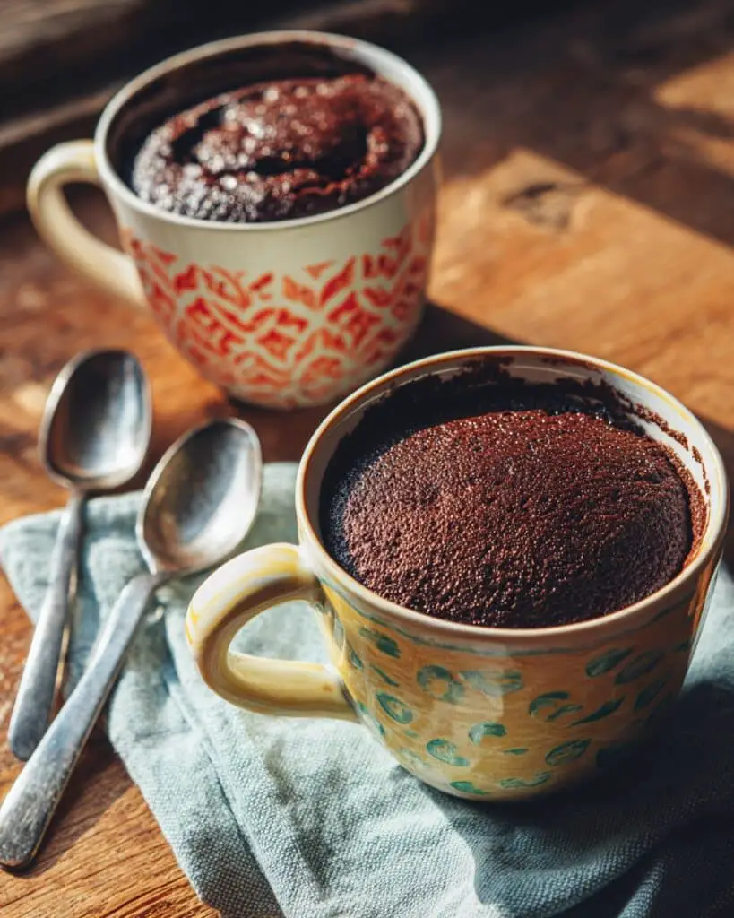 2 Minute Chocolate Mug Cake Recipe