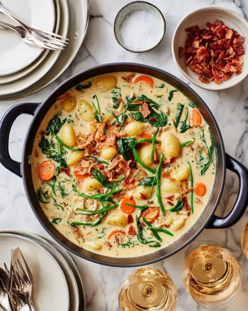 Creamy Chicken Gnocchi Soup Recipe