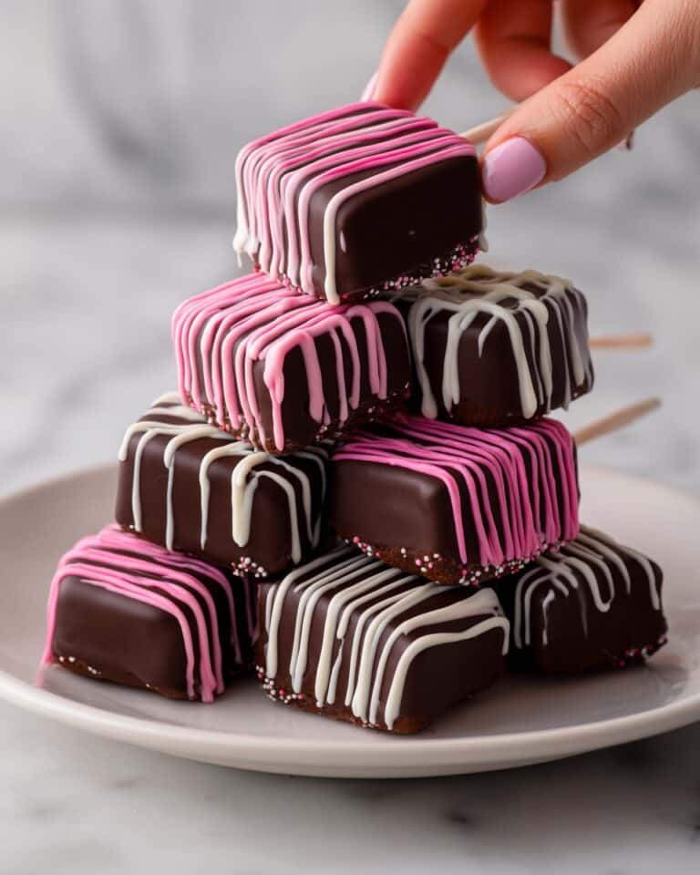 Colorful Chocolate-Coated Marshmallow Pops Recipe