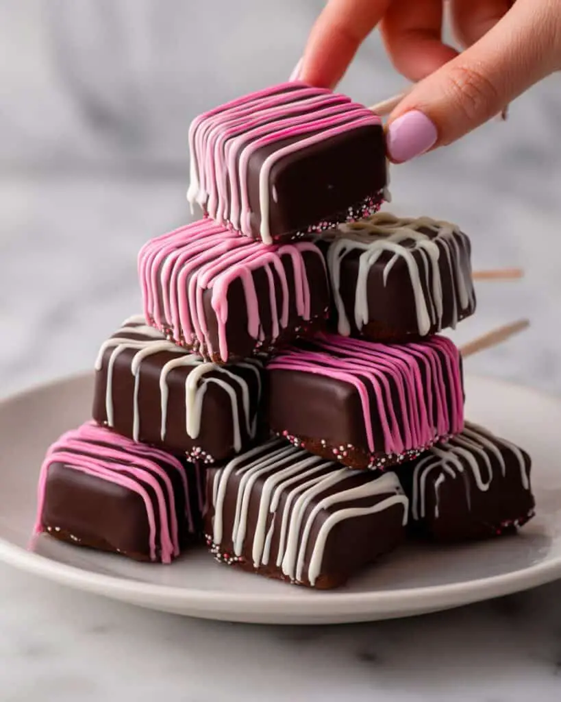 Colorful Chocolate-Coated Marshmallow Pops Recipe