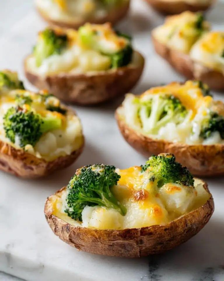 5-Ingredient Healthy Stuffed Potato Skins Recipe