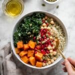 Butternut Squash Salad with Roasted Vegetables, Cranberries, and Goat Cheese Recipe