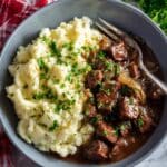 Crock Pot Steak Bites in Garlic Butter Sauce Recipe