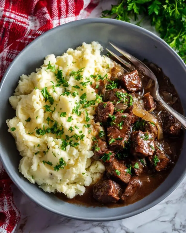 Crock Pot Steak Bites in Garlic Butter Sauce Recipe