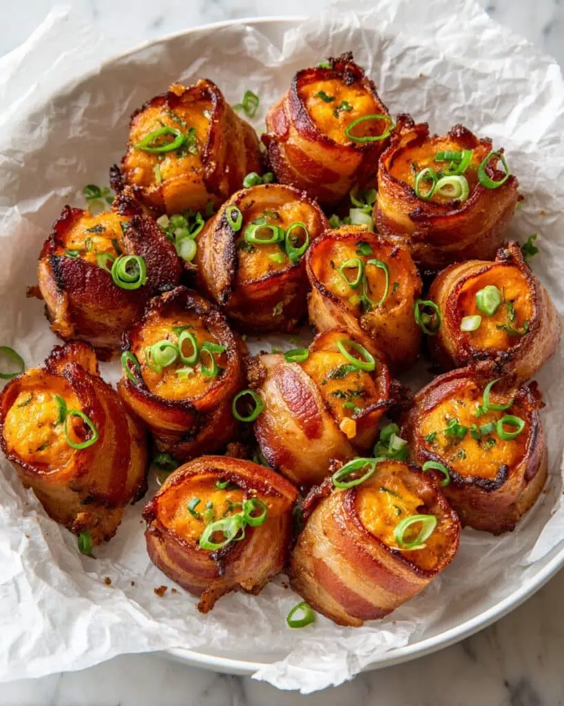 Bacon-Wrapped Sausage Shots with Creamy Cheese Filling Recipe