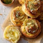 Cheesy Garlic Cruffin Recipe