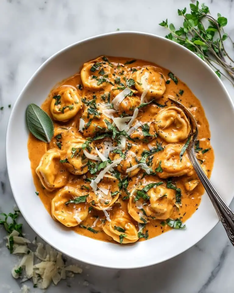 Creamy Pumpkin Tortellini with Warm Spices Recipe