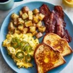 Savory French Toast with Beef and Eggs Recipe