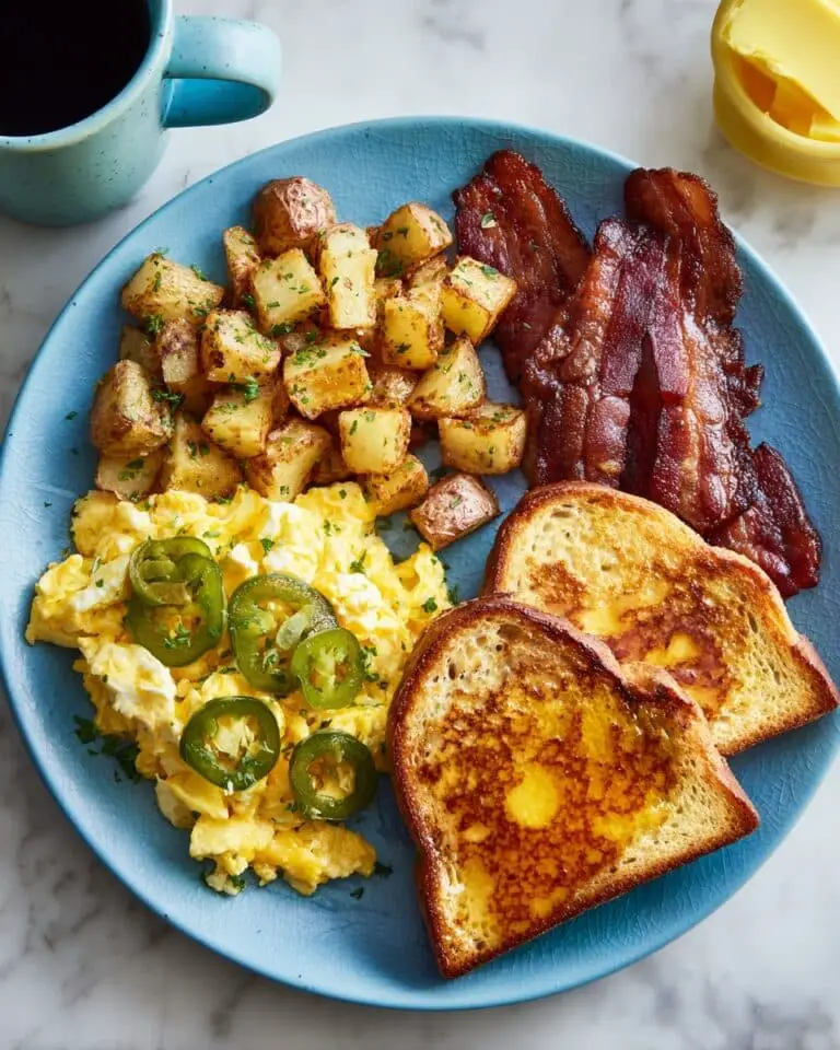 Savory French Toast with Beef and Eggs Recipe