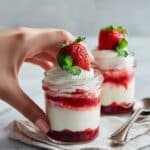 Raspberry White Chocolate Mousse Cups Recipe