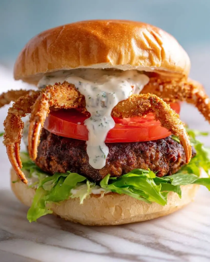 Crispy Soft Shell Crab Burger Recipe