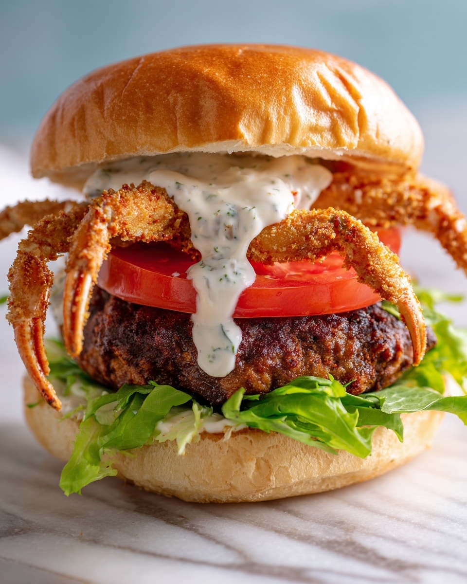 Crispy Soft Shell Crab Burger Recipe
