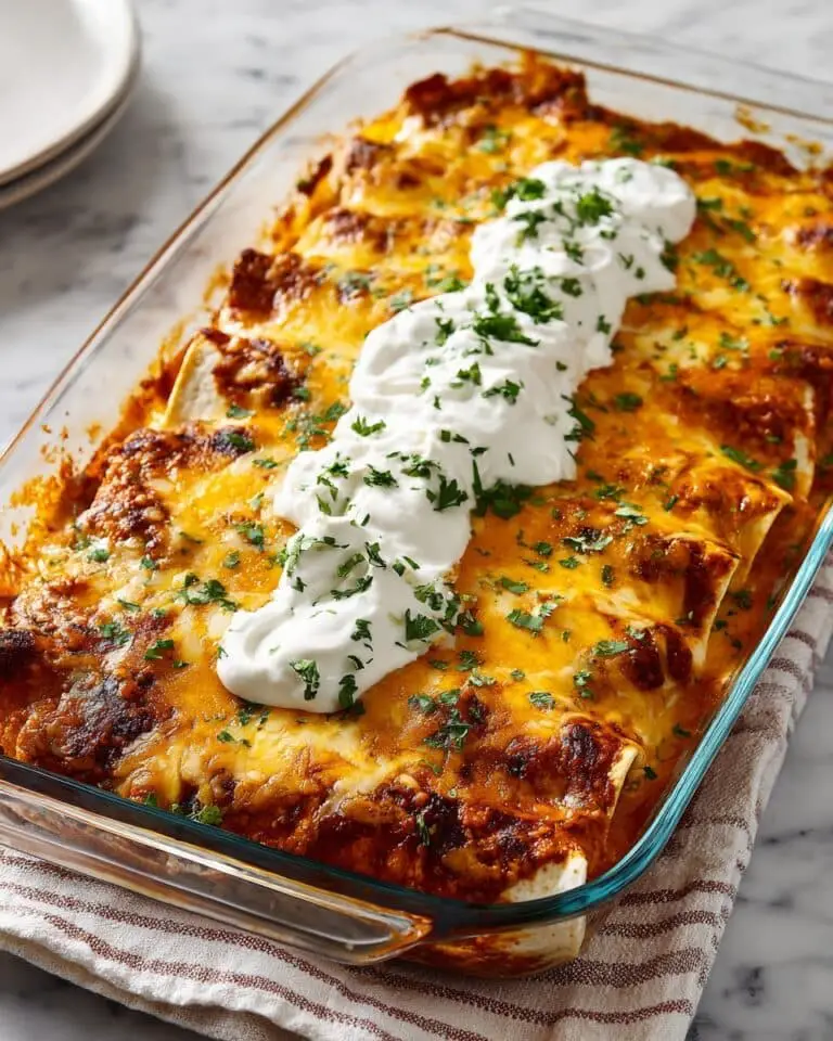 Cheesy Beef Enchiladas Recipe