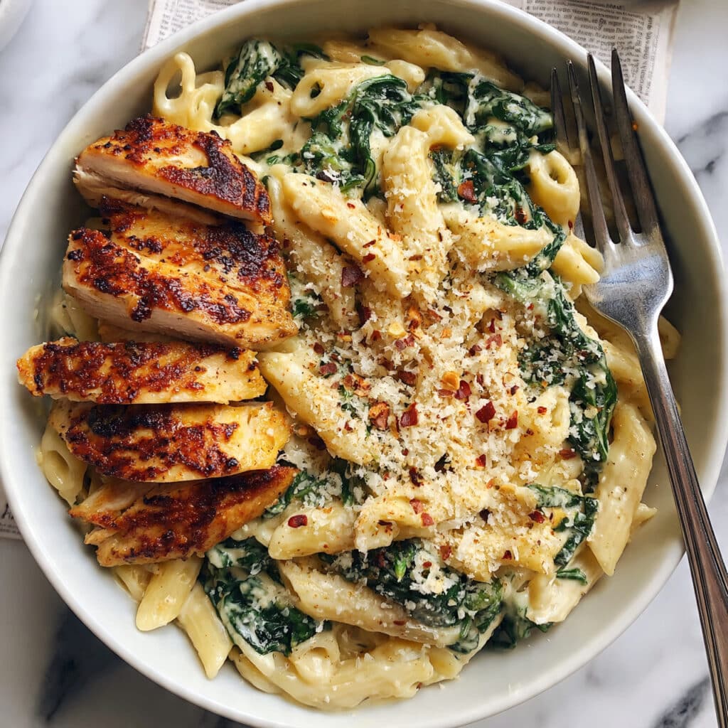 Creamy Garlic Parmesan Pasta Recipe