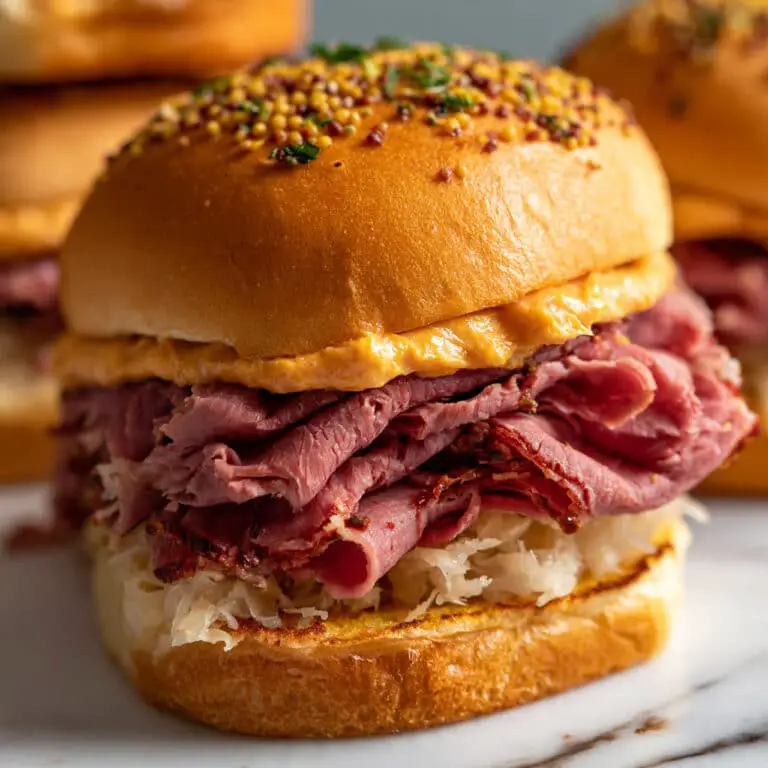 Baked Reuben Sliders Recipe