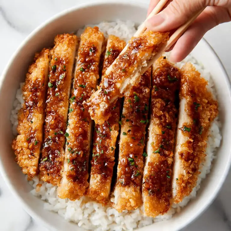 Japanese Katsu Bowls with Tonkotsu Sauce Recipe