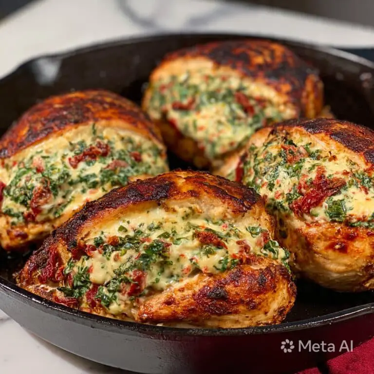 Stuffed Chicken Breasts with Cream Cheese and Cheddar Recipe
