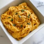 Cheesy Garlic Parmesan Spaghetti with Cream Cheese Recipe