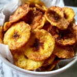 Cinnamon Sugar Air Fryer Banana Chips Recipe