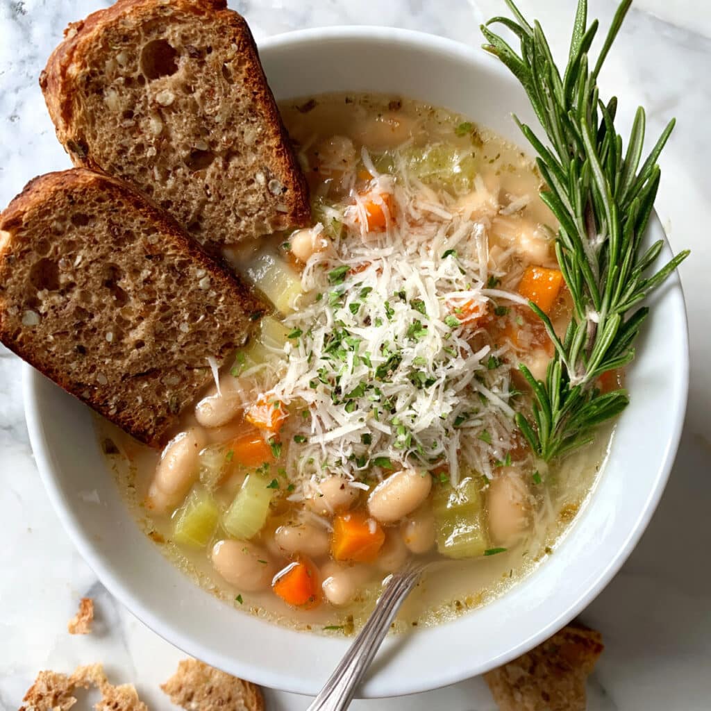 Mediterranean White Bean Soup Recipe