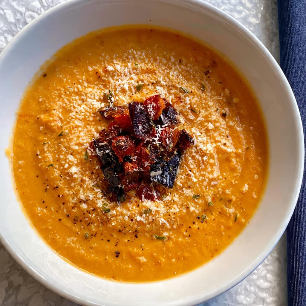 Roasted Vegetable Soup Recipe